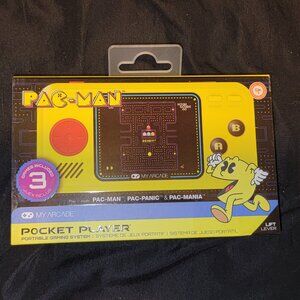 MyArcade Pocket Player Pro Pac-Man Portable Game System New Handheld